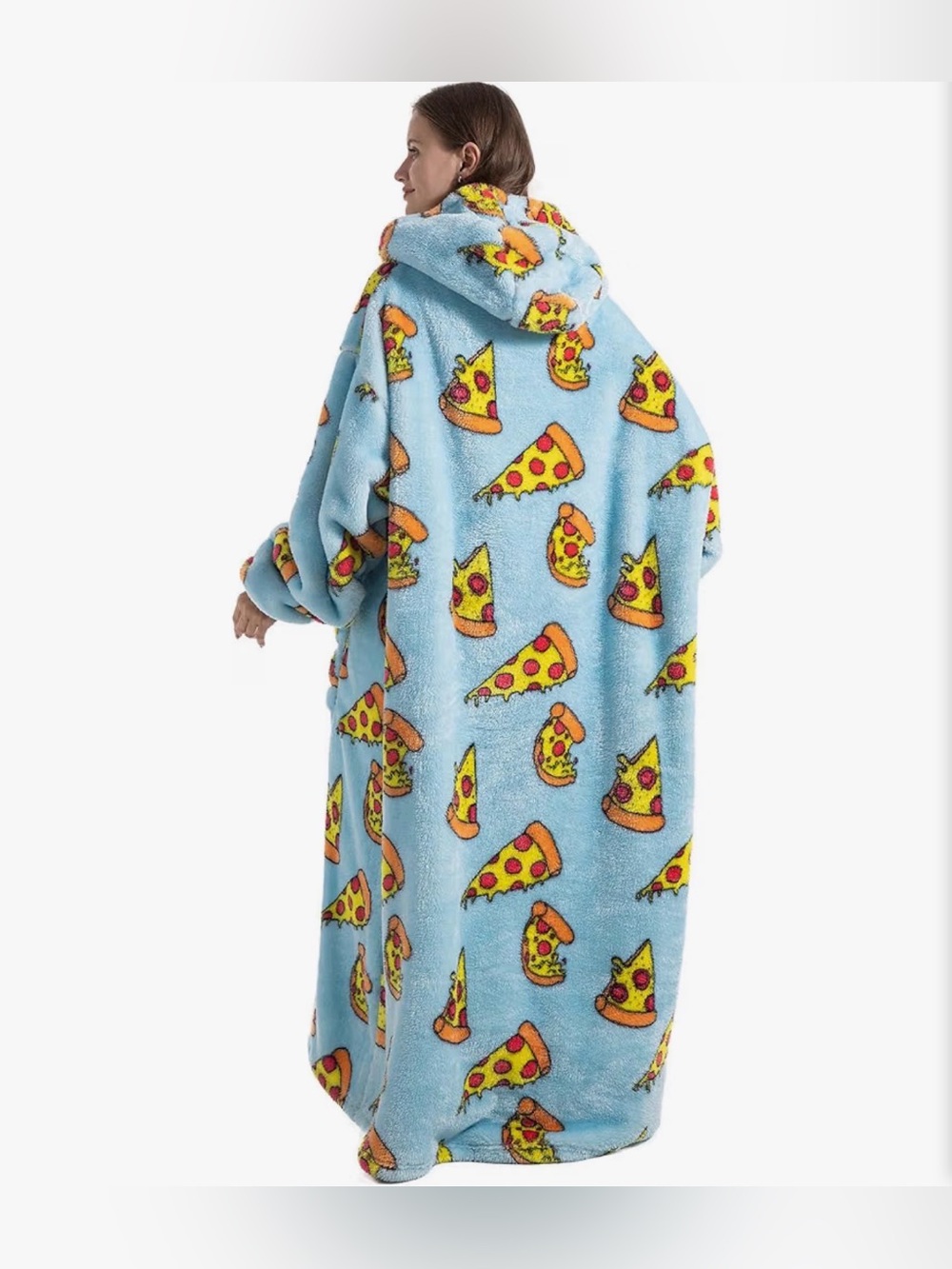 Pizza Wearable Blanket Robe - Picture 13 of 14